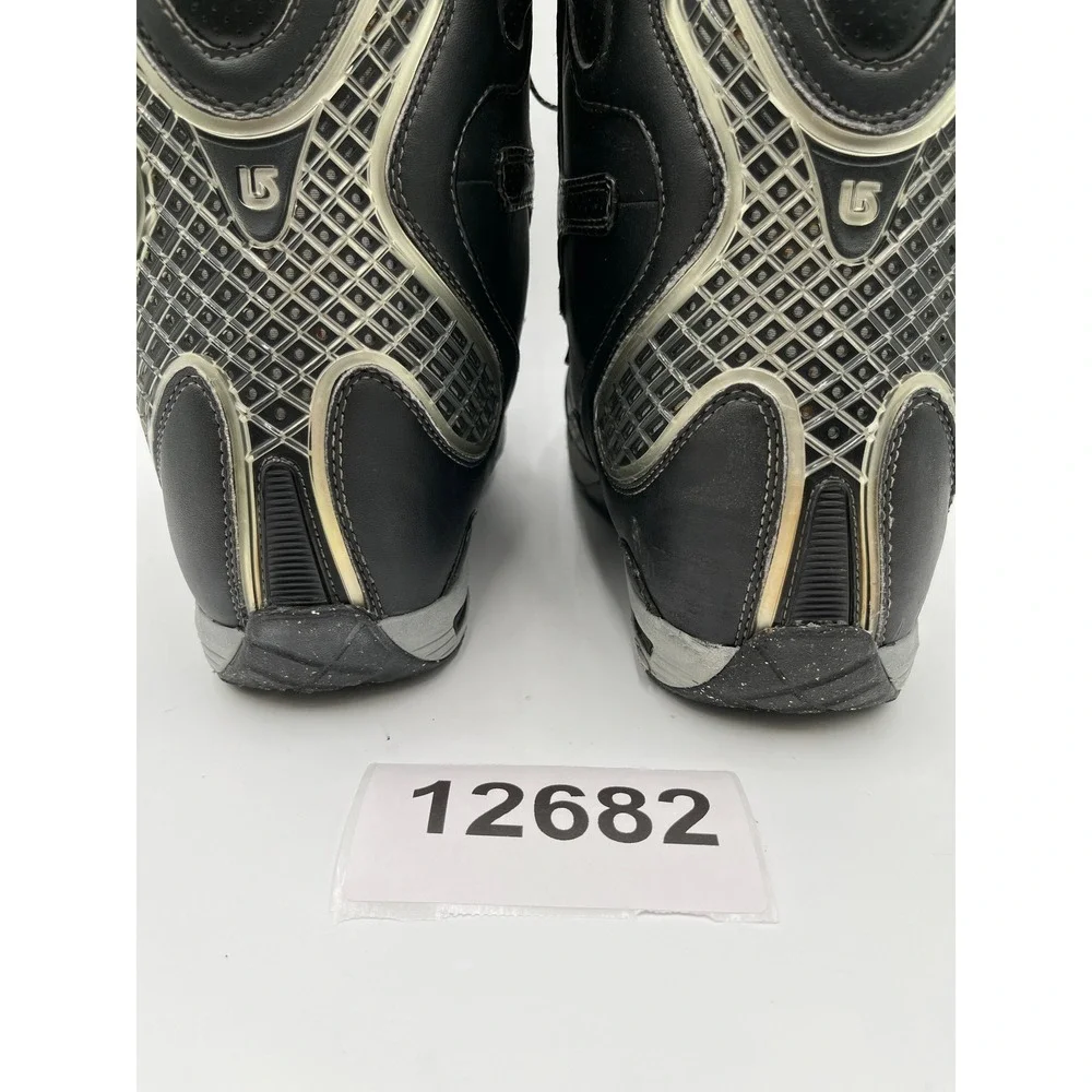 Burton Driver X Snowboard Boots Mens 9 Black Gray Traditional Lace UP Winter